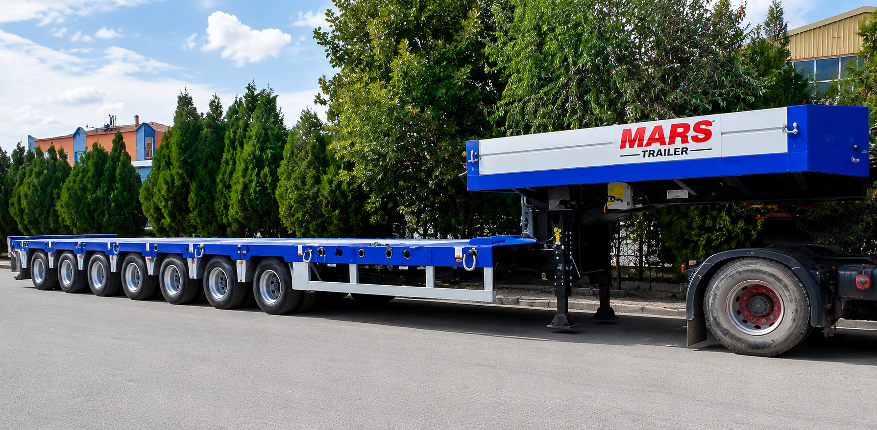 Atlas 8 Dingilli Lowbed Yarı Römork