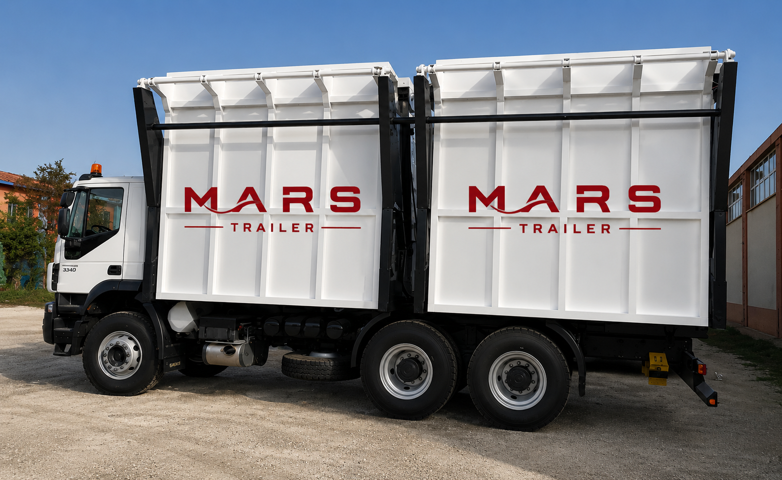 Harman Silaj Hasadı İçin Yüksek Yana Devrilir Damper