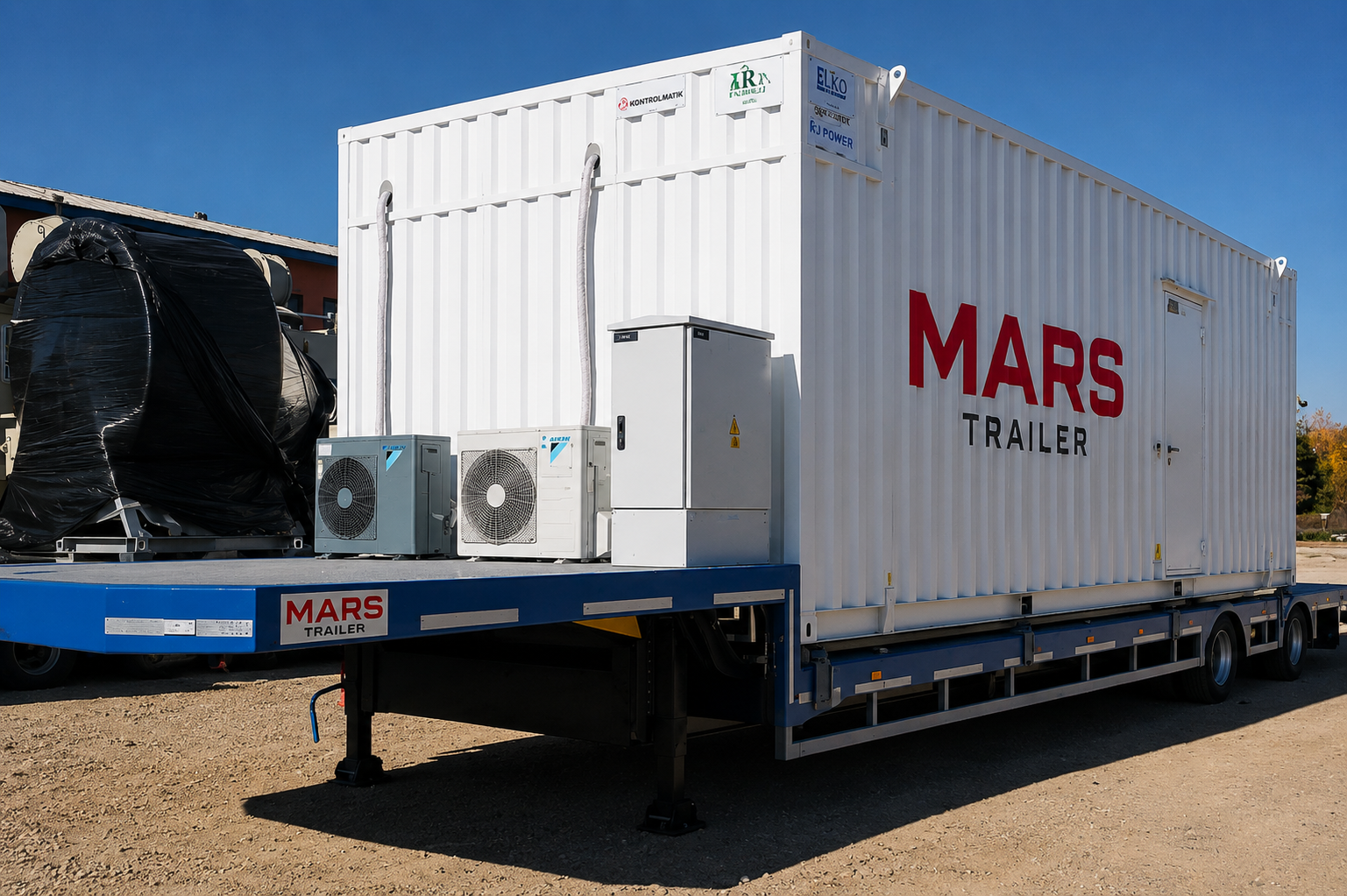 Volt 2 Mobil Trafo Merkezi İçin Trafo Taşıyıcı